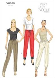 8909 SO EZ VOGUE LO RISER DRAWSTRING PANTS PATTERN  XS-MED OR  LG -XXL 16 to 26 Uncut CHOICE